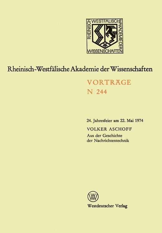 Produktbild: Aus der Geschichte der Nachrichtentechnik