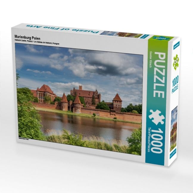 Produktbild: CALVENDO Puzzle Marienburg Polen | 1000 Teile Lege-Gr&ouml;&szlig;e 64x48cm Foto-Puzzle f&uuml;r gl&uuml;ckliche Stunden