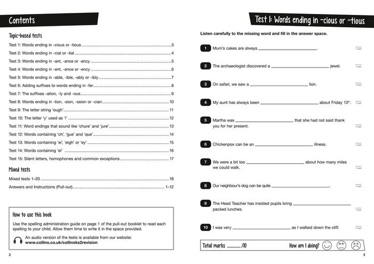 Produktbild: KS2 Spelling SATs Practice Question Book