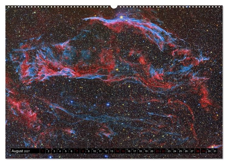 Produktbild: Galaktische Nebel (Wandkalender 2027 DIN A2 quer), CALVENDO Monatskalender