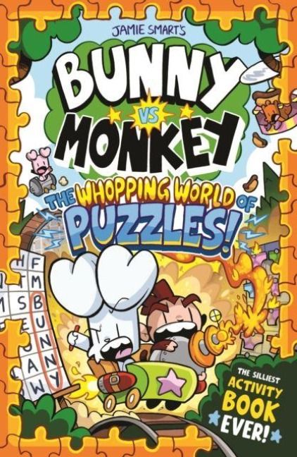 Produktbild: Bunny vs Monkey: The Whopping World of Puzzles (a Phoenix Comic Book, from the multi-million-selling creative genius Jamie Smart)