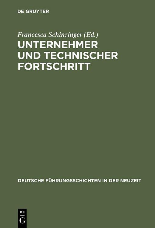 Produktbild: Unternehmer und technischer Fortschritt
