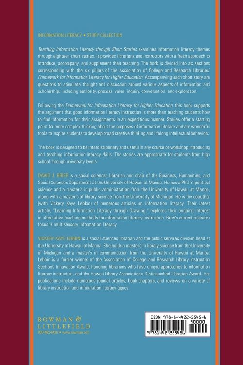 Produktbild: Teaching Information Literacy through Short Stories