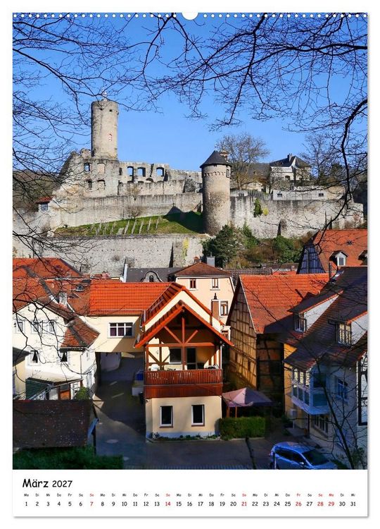 Produktbild: Burgstadt Eppstein (hochwertiger Premium Wandkalender 2027 DIN A2 hoch), Kunstdruck in Hochglanz