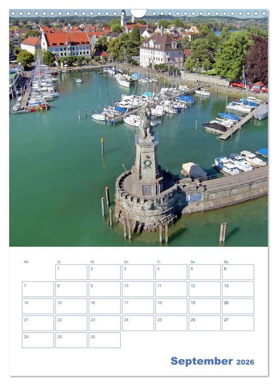 Produktbild: Lindau. Die Gl&uuml;cksfinder-Insel (Wandkalender 2026 DIN A3 hoch), CALVENDO Monatskalender