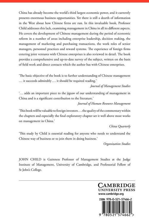 Produktbild: Management in China During the Age of Reform