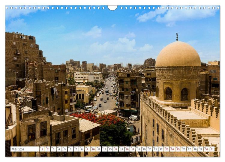 Produktbild: KAIRO Die &auml;gyptische Metropole am Nil (Wandkalender 2026 DIN A3 quer), CALVENDO Monatskalender