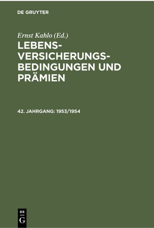 Produktbild: 1953/1954