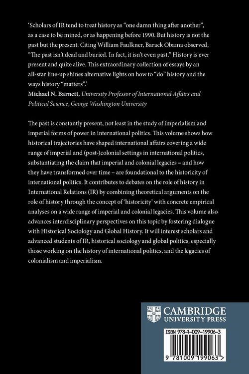 Produktbild: The Historicity of International Politics