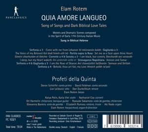 Produktbild: Elam Rotem: Quia Amore Langueo