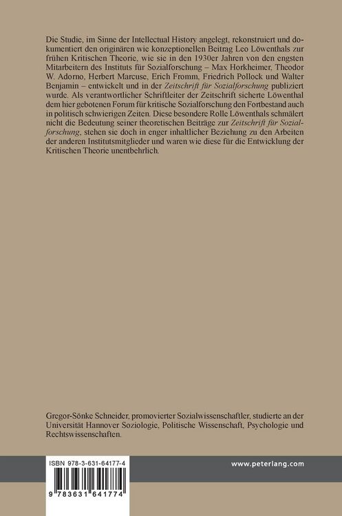 Produktbild: Keine Kritische Theorie ohne Leo L&ouml;wenthal