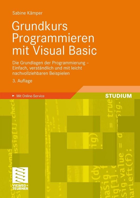 Produktbild: Grundkurs Programmieren mit Visual Basic