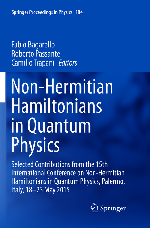 Produktbild: Non-Hermitian Hamiltonians in Quantum Physics