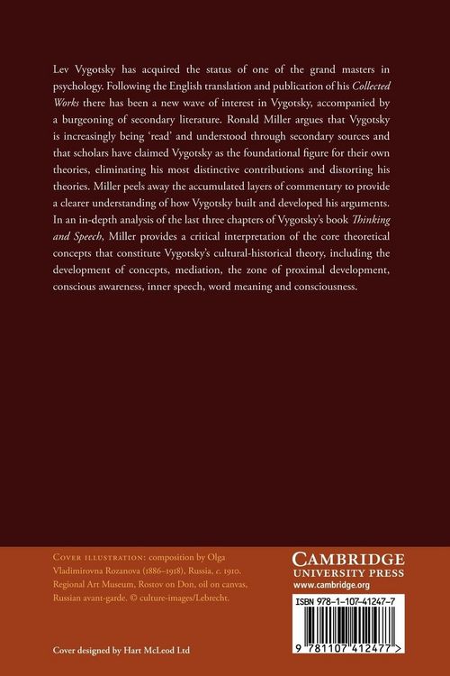 Produktbild: Vygotsky in Perspective. Ronald Miller