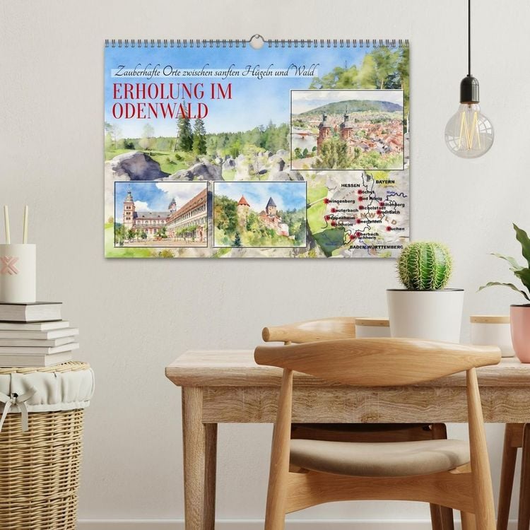 Produktbild: Erholung im Odenwald (Wandkalender 2027 DIN A3 quer), CALVENDO Monatskalender