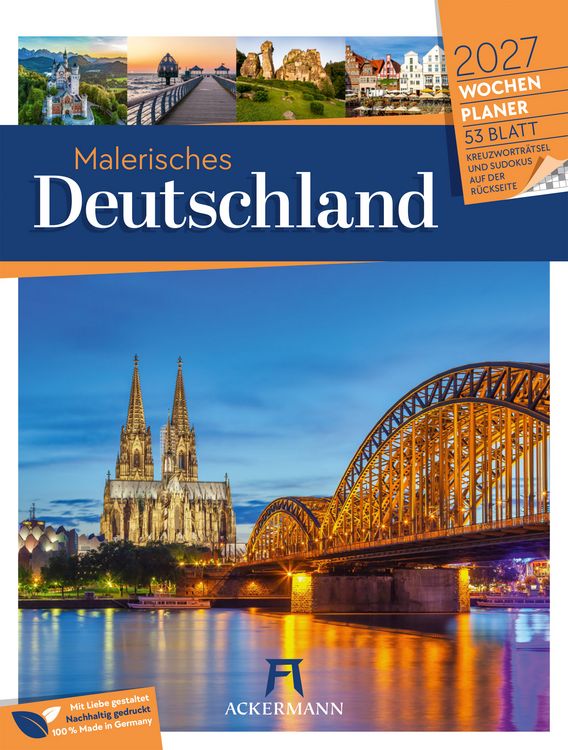 Produktbild: Malerisches Deutschland Wochenplaner Kalender 2027