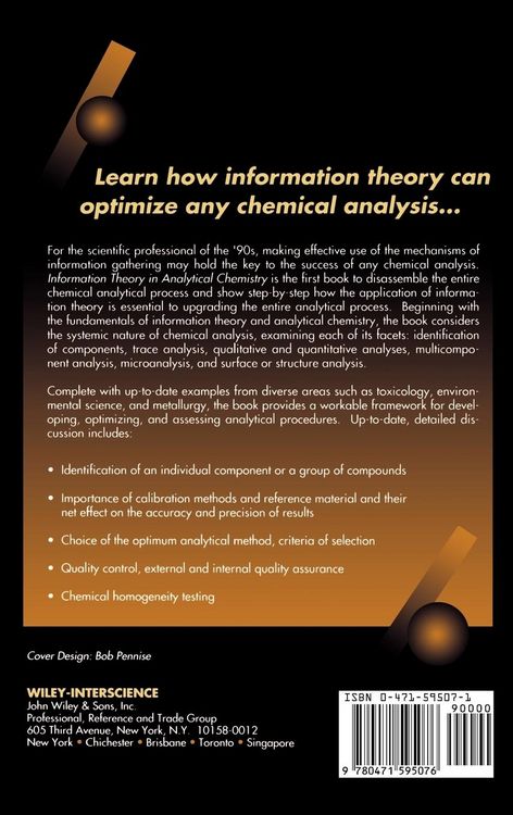 Produktbild: Information Theory in Analytical Chemistry