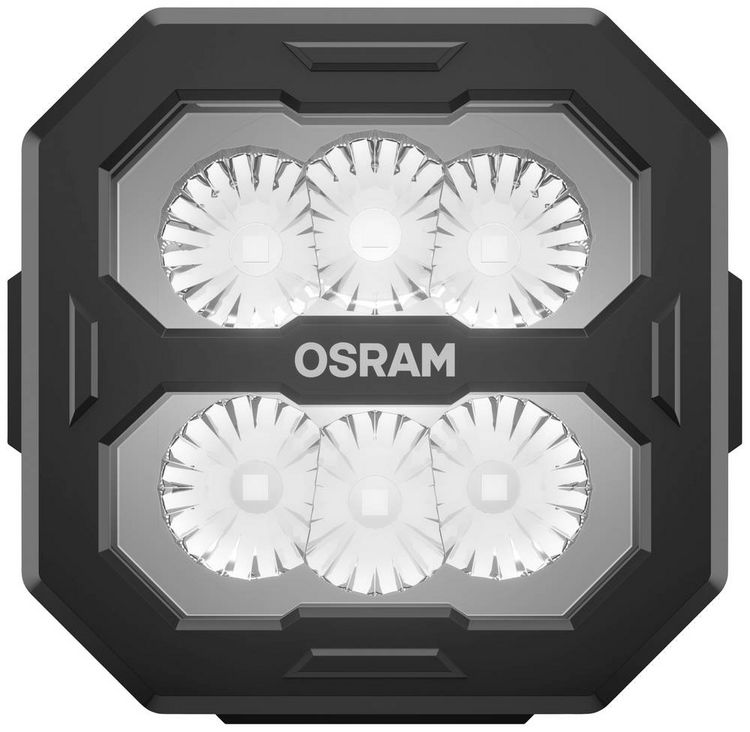 Produktbild: Osram Automotive Arbeitsscheinwerfer 12 V, 24V LEDriving&reg; Cube PX4500 Spot LEDPWL 112-SP Breites Fernlicht (B x H x T) 68.4 x 113
