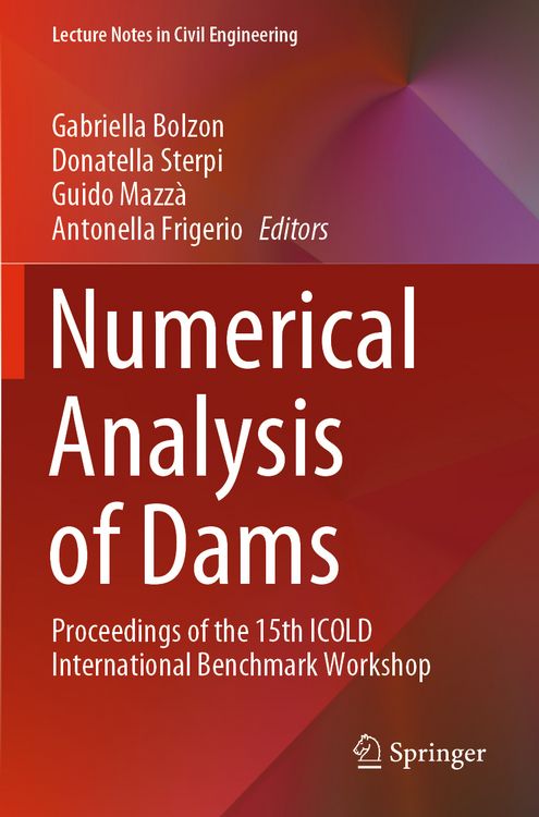 Produktbild: Numerical Analysis of Dams