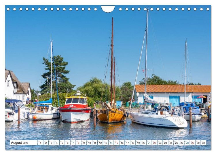 Produktbild: Schiff und Segel - HIDDENSEE (Wandkalender 2027 DIN A4 quer), CALVENDO Monatskalender