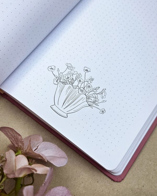 Produktbild: Bl&uuml;hende Worte - Notizbuch