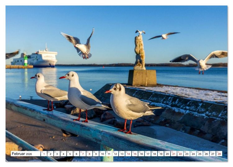 Produktbild: Travem&uuml;nde &ndash; Wo das Meer atmet (Wandkalender 2026 DIN A2 quer), CALVENDO Monatskalender