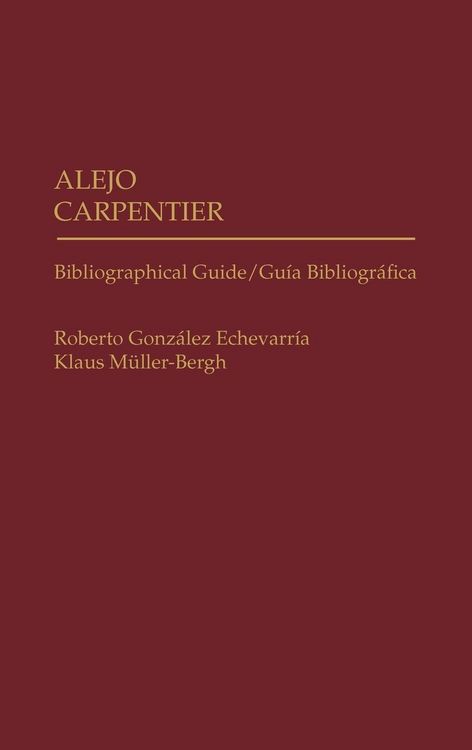 Produktbild: Alejo Carpentier