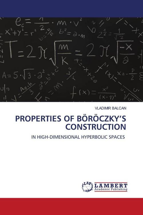 Produktbild: Properties Of B&ouml;r&ouml;czky's Construction