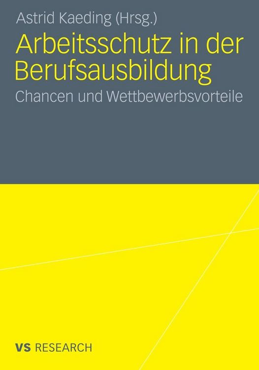 Produktbild: Arbeitsschutz in der Berufsausbildung