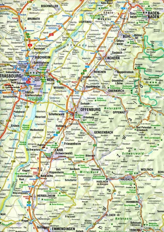 Produktbild: FolyMaps Karte Schwarzwald 1:250 000