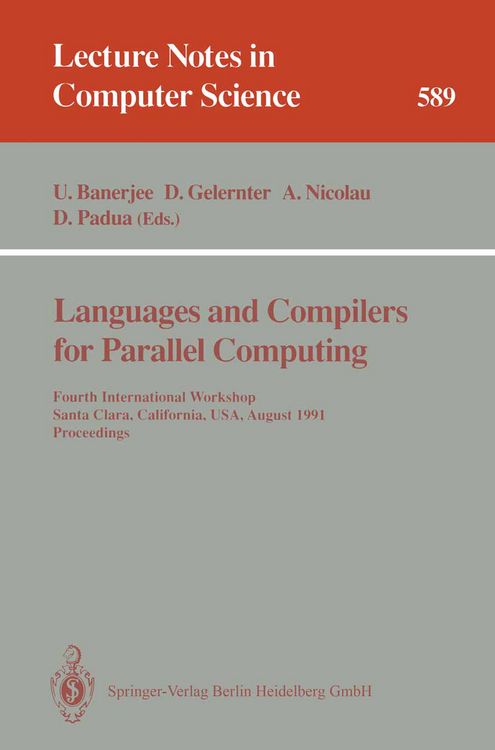 Produktbild: Languages and Compilers for Parallel Computing