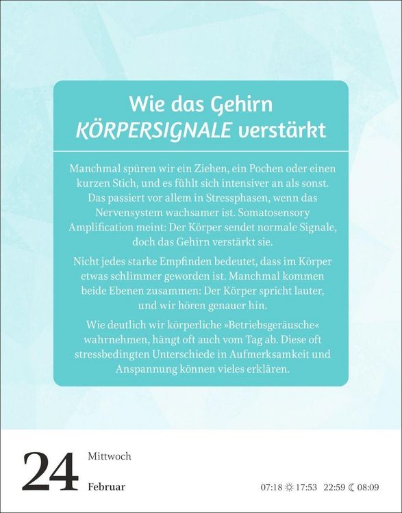 Produktbild: Der Psychologie-Kalender Tagesabrei&szlig;kalender 2027 - Endlich wissen, wie wir ticken