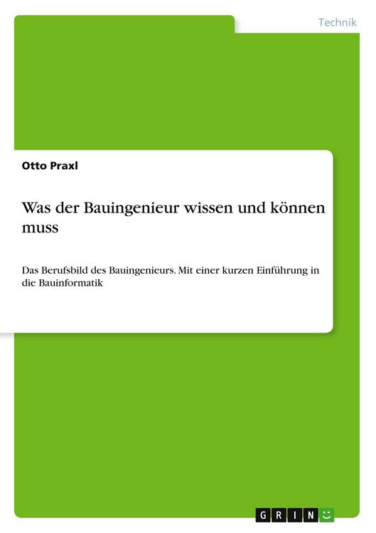 Produktbild: Was der Bauingenieur wissen und k&ouml;nnen muss