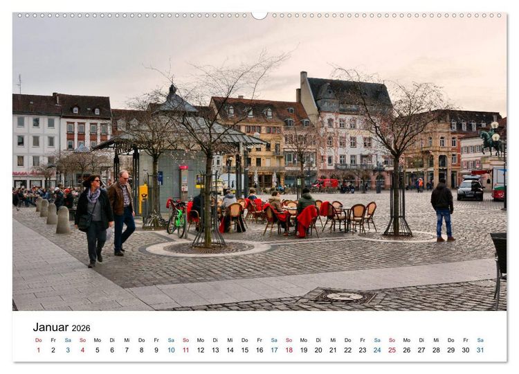 Produktbild: Landau in der Pfalz - Ansichtssache (hochwertiger Premium Wandkalender 2026 DIN A2 quer), Kunstdruck in Hochglanz