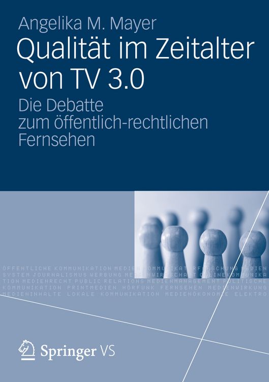 Produktbild: Qualit&auml;t im Zeitalter von TV 3.0