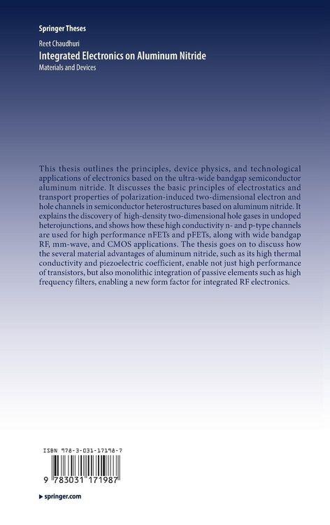 Produktbild: Integrated Electronics on Aluminum Nitride