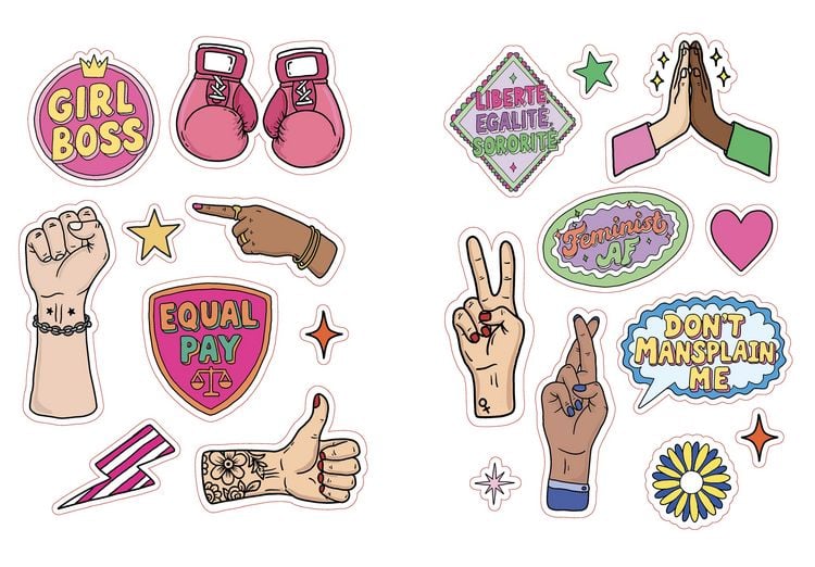 Produktbild: Stickers Against the Patriarchy