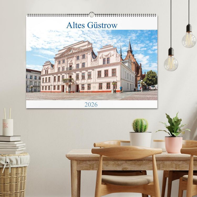 Produktbild: Altes G&uuml;strow (Wandkalender 2026 DIN A2 quer), CALVENDO Monatskalender