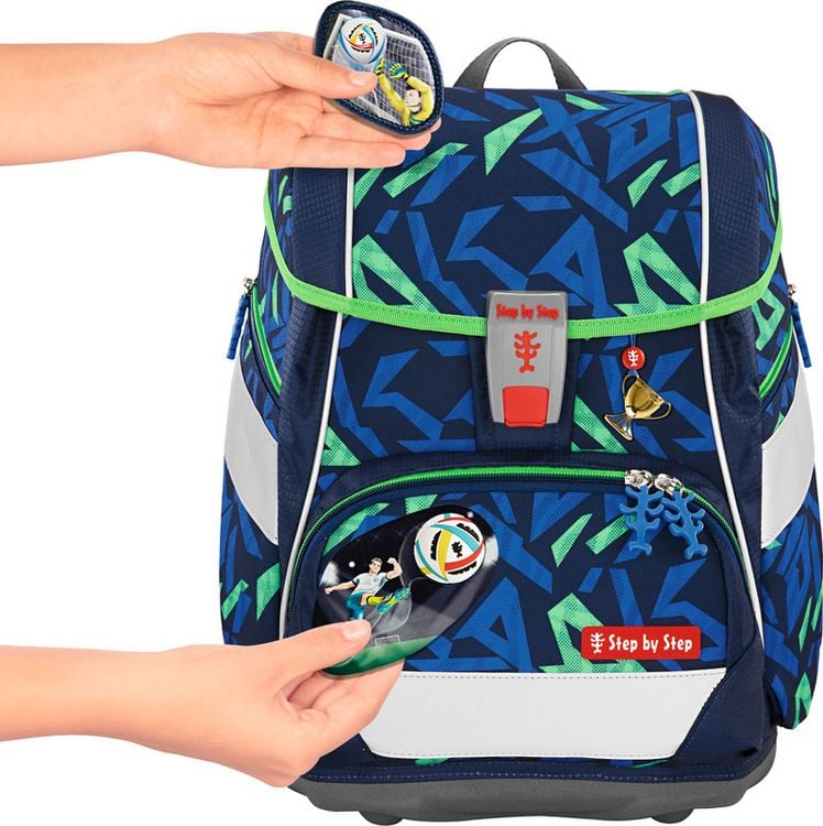 Produktbild: STEP BY STEP&reg; Schulrucksack-Set 2in1 Plus 6teilig, Soccer Ben