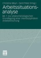 Produktbild: Arbeitssituationsanalyse