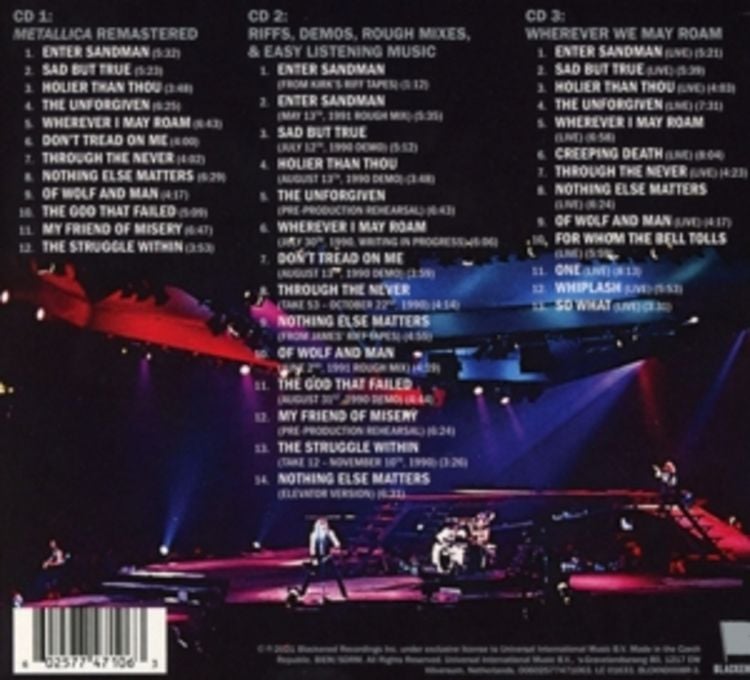 Produktbild: Metallica (Remastered 3CD Box Set) (Ltd. Edt.)