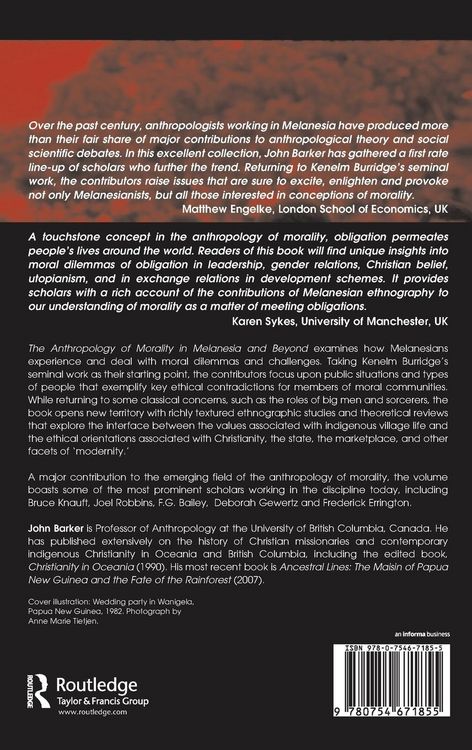 Produktbild: The Anthropology of Morality in Melanesia and Beyond