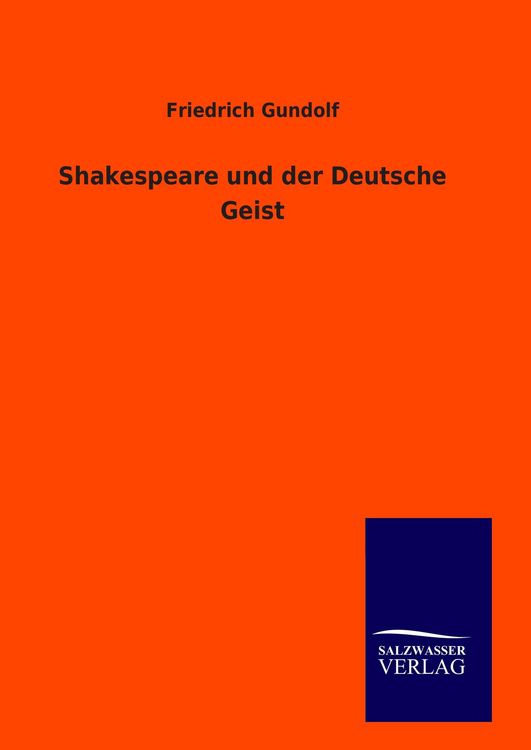 Produktbild: Shakespeare und der Deutsche Geist