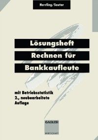 Produktbild: L&ouml;sungsheft Rechnen f&uuml;r Bankkaufleute