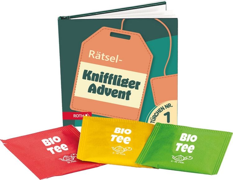 Produktbild: R&auml;tsel & Bio- Tee-Adventskalender