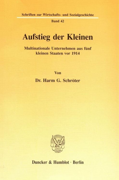 Bild vom Artikel Aufstieg der Kleinen. vom Autor Harm G. Schröter