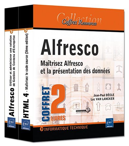 Produktbild: Alfresco - Coffret de deux livres: Ma&icirc;trisez Alfresco et la