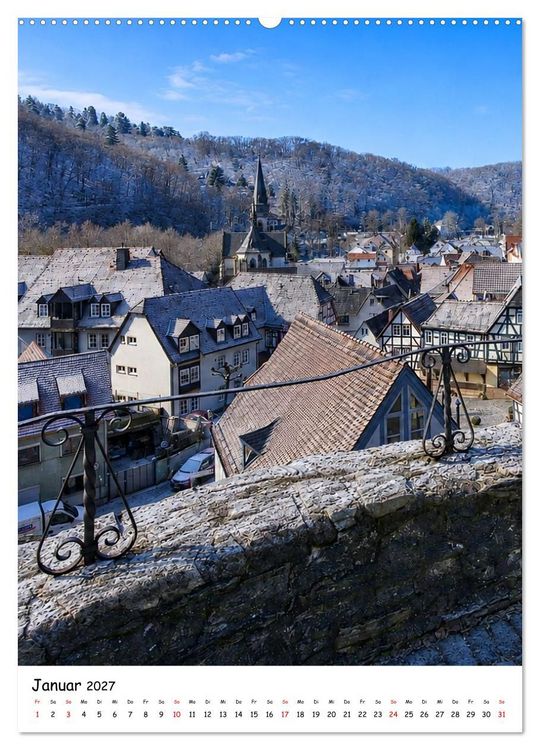 Produktbild: Burgstadt Eppstein (hochwertiger Premium Wandkalender 2027 DIN A2 hoch), Kunstdruck in Hochglanz