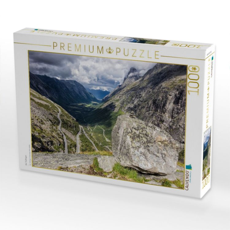 Produktbild: CALVENDO Puzzle Der Trollstigen | 1000 Teile Lege-Gr&ouml;&szlig;e 64x48cm Foto-Puzzle f&uuml;r gl&uuml;ckliche Stunden