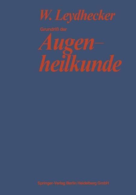 Produktbild: Grundri&szlig; der Augenheilkunde